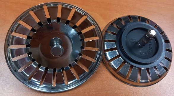 Bouchon universel pour évier - Diam 8 cm
