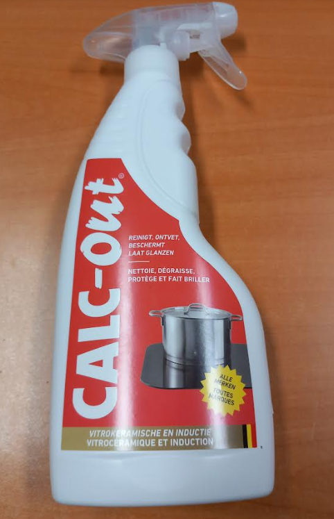 Calcout - spray nettoyant et dégraissant pour taque vitro et induction