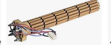 RESISTANCE STEATITE COTHERM  CHAUFFE-EAU  - DIAM 47 - 2400 W  TETE CARREE - 6 BORNES - RESTC003
