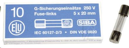 FUSIBLE 0,5 A / 5X20MM - LENT
