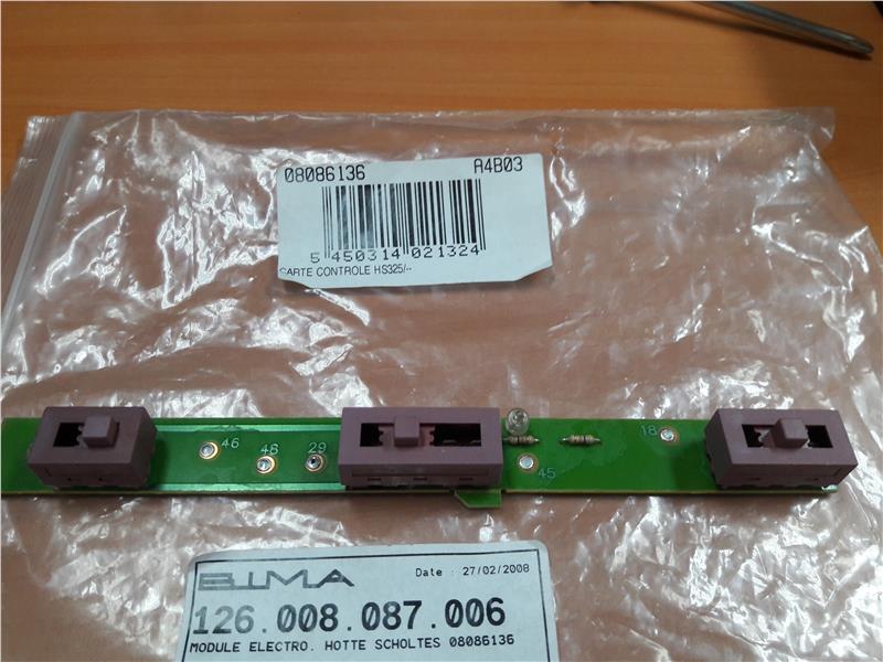 MODULE ELECTRO. HOTTE SCHOLTES 08086136