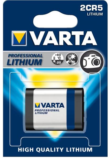 2CR5 - 6,0V - 1600MAH LITHIUM - PILE PHOTO,... -