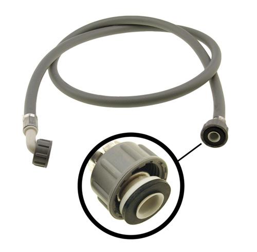 TUYAU D ARRIVEE D'EAU ML / LV - 20 / 60 BAR - 3.00M COUDE