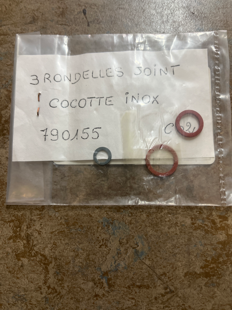 KIT 3 JOINTS O'RING DE SOUPAPE COCOTTE SEB SS-790155