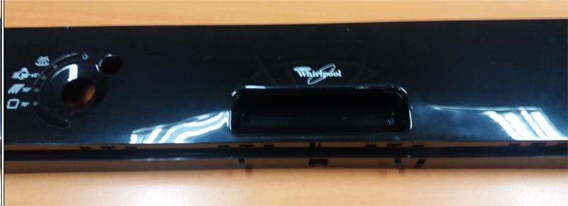 FACE TABLEAU DE BORD NOIR L.V.  WHIRLPOOL ADG8441 - 481245372251 - Jusqu'à fin de stock