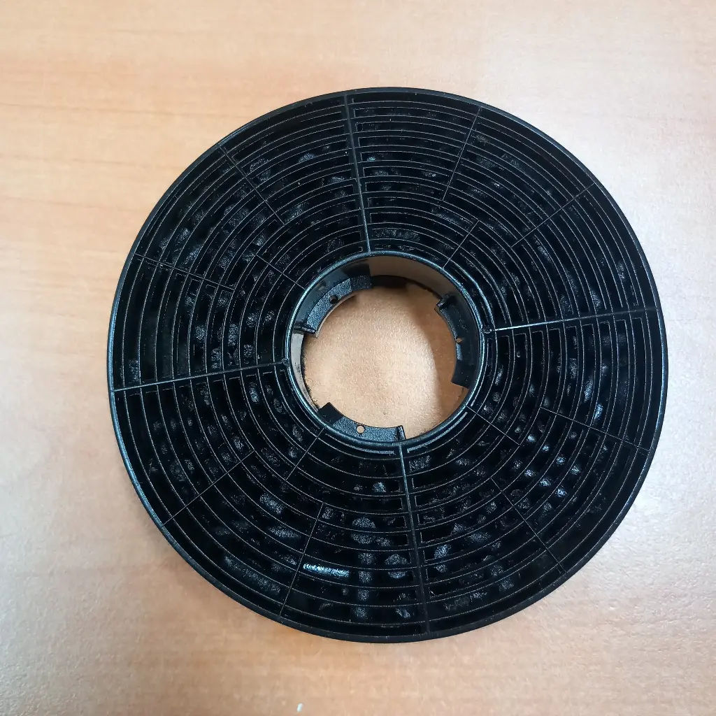 FILTRE A CHARBON HOTTE CANDY - RESPEKTA - CF130 - KFC6961 - 49040117-35602288-DIAM INFERIEUR 10.5CM-DIAM SUPERIEUR 10CM-EPAISSEUR 2CM