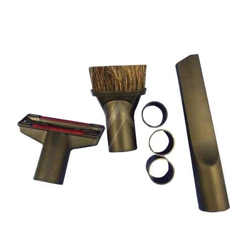 KIT PETITS ACCESSOIRES AVEC ADAPTATEUR DIAM 32-35 (suceur plat, biseauté + brosse ronde)