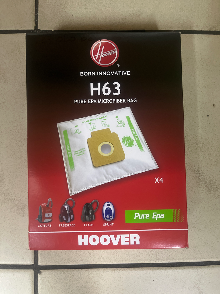 SACS ASPIRATEUR HOOVER PUREHEPA - FREESPACE / SPRINT / FLASH / CAPTURE /4P. - H63 - 35600536