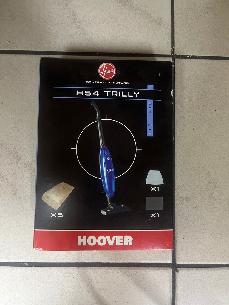SACS ASPIRATEUR HOOVER TRILLY - H54  - 09199522 - Jusqu'à fin de stock