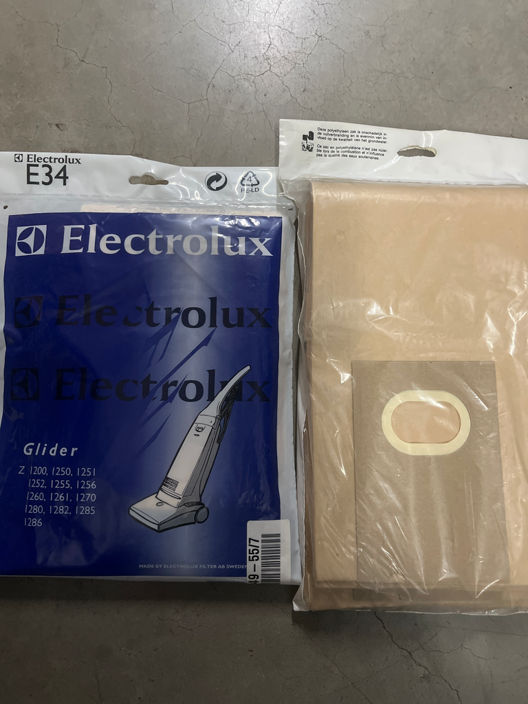 SACS ASPIRATEUR ELECTROLUX E34 / GLIDER Z1250 - 325149052 - Jusqu'à fin de stock