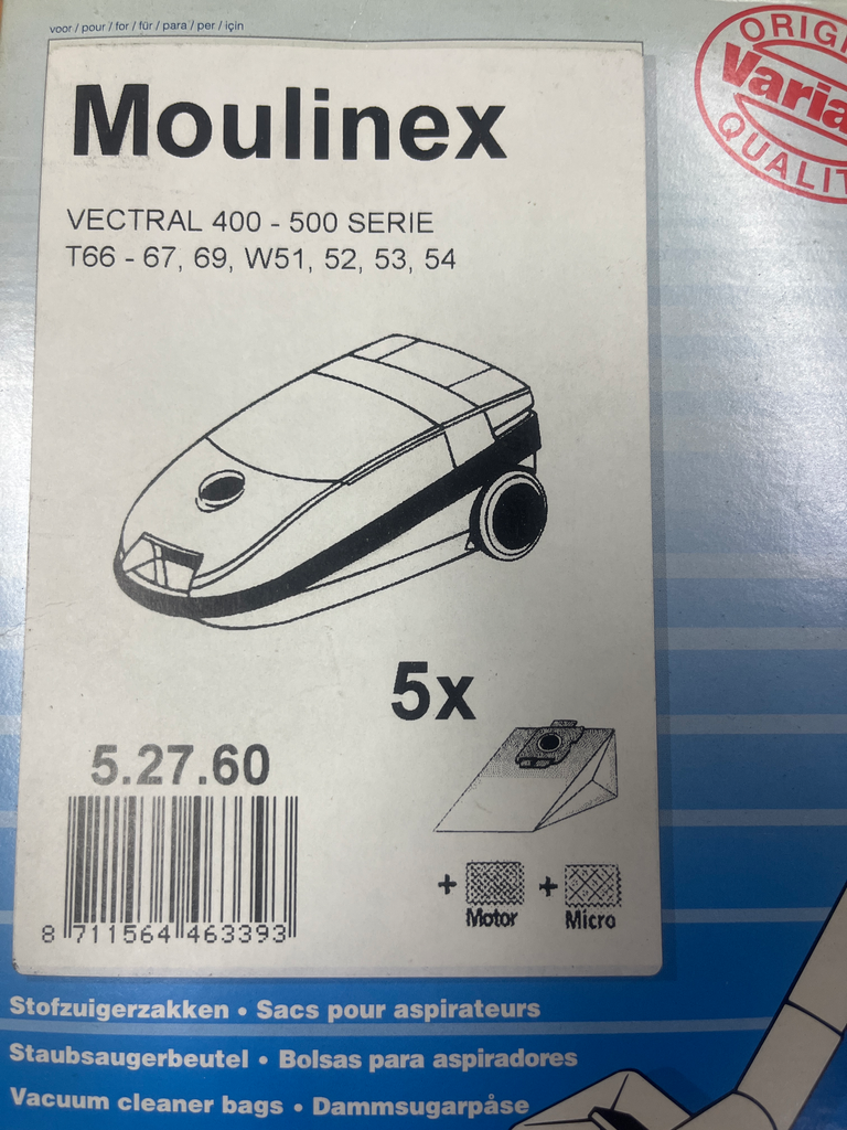 SACS ASPIRATEUR KRUPS VARIOCONTROL 958 - F953001 - Jusqu'à fin de stock
