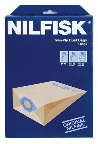 SACS ASPIRATEUR NILFISK - ORIGINE - GA70/GM80/GM90 - 82095000