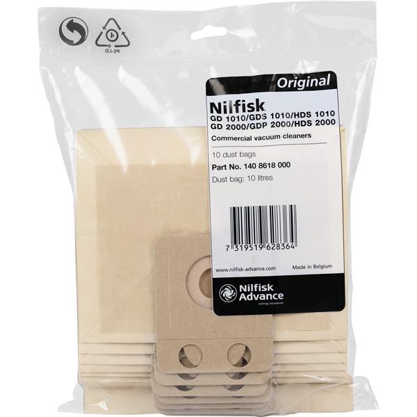 SACS ASPI NILFISK /10P. - SALTIX 10 - GD1010 -  140 8618 000