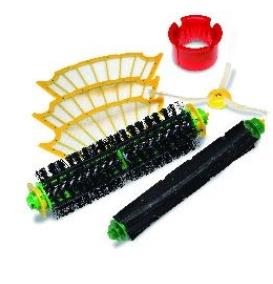 KIT FILTRES + BROSSES ROULEAU + BROSSETTE POUR I ROBOT ROOMBA SERIE 500 - Jusqu'à fin de stock