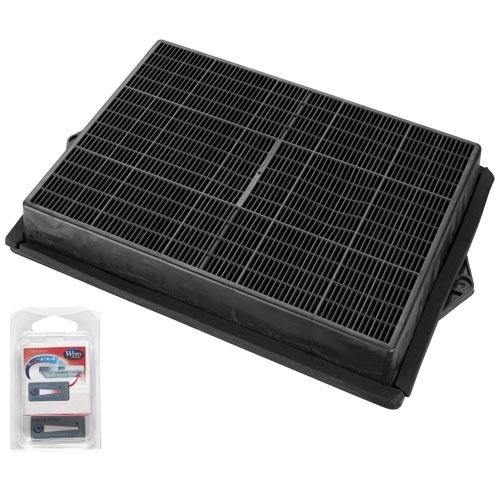 FILTRE CHARBON HOTTE WH CHF160 481281718527 / ARISTON F00187 - C00384275 - CHF007/2 / ELICA F00421 / TYPE 160 / ELECTROLUX 9029793735 DIM.290X230X39MM