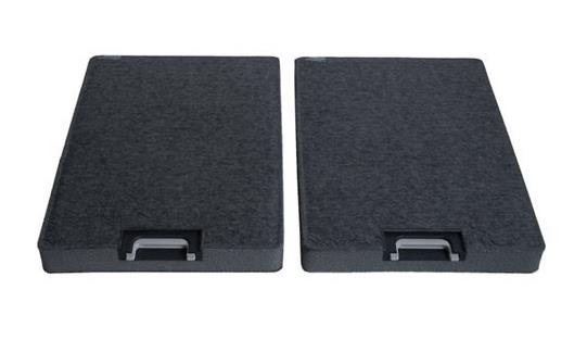 KIT 2 FILTRES CHARBON ACTIF BOSCH / SIEMENS / NEFF  00271068 - LZ53050  -  DHZ90AF - MIELE DKF6 - 03284682 - 210X300X30MM