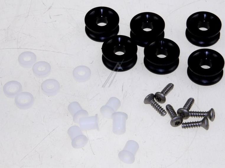 KIT ADAPTATION ROULETTE PANIER SUPERIEUR  LV MIELE /6P - 1471410 - Jusqu'à fin de stock