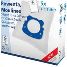 SACS ASPIRATEUR ROWENTA / MOULINEX - ADAPTABLE  SILENCE FORCE / X - TREM POWER - COMPACTEO ERGO... /5P.