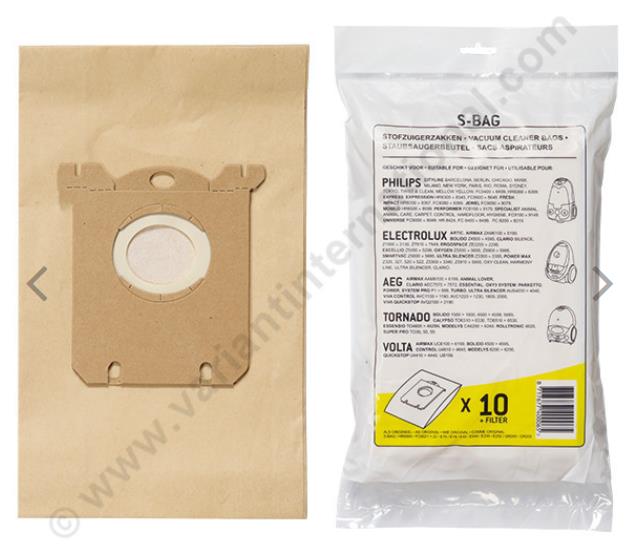SACS ASPI ADAPTABLE S-BAG PHILIPS / AEG / ELECTROLUX  E200 - /10P