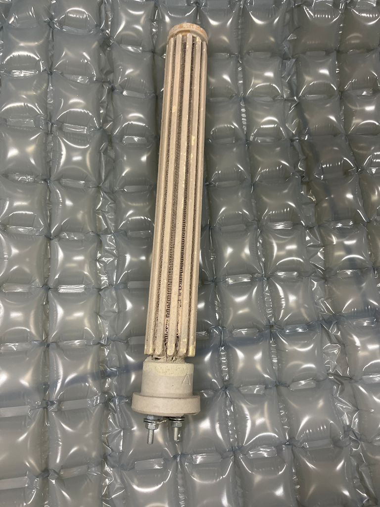 Résistance chauffe-eau stéatite 1200W  - 2 bornes- Diam. 32 mm - Long 270cm - Jusqu'à fin de stock