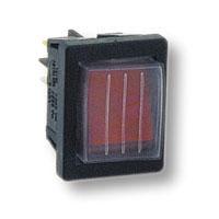 INTERRUPTEUR BIPOLAIRE ROUGE PROTECTION SILICONE