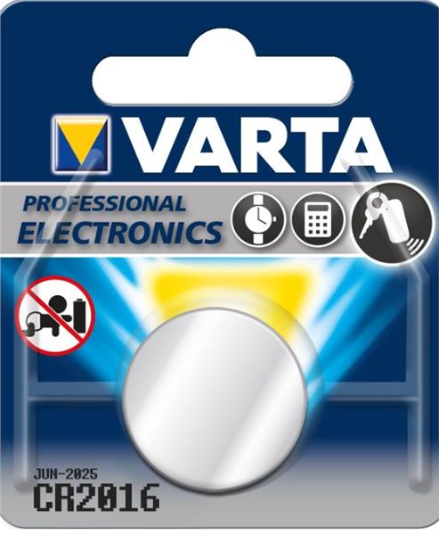 PILE LITHIUM  CR2016