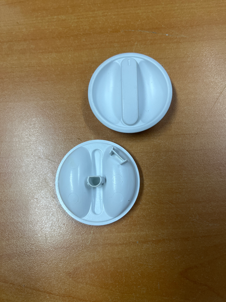 BOUTON BLANC M.O. WHIRLPOOL - AVM160 / MWS2820 / AKL153 - 481941358941 - Jusqu'à fin de stock