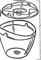 BOL + DEFLECTEUR ROBOT SEB RONDO 1000 -  SS-988008