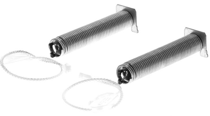 KIT CABLES DE PORTE AVEC RESSSORTS (NOIR) LV BOSCH 00754869