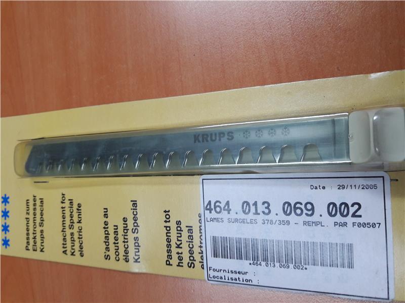 LAMES SURGELES COUTEAUX ELCTRIQUE KRUPS  F005070 - Jusqu'à fin de stock