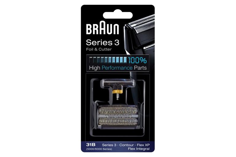 GRILLE+ COUTEAUX RASOIR BRAUN KIT505 31B SERIE 5000/6000  81387938