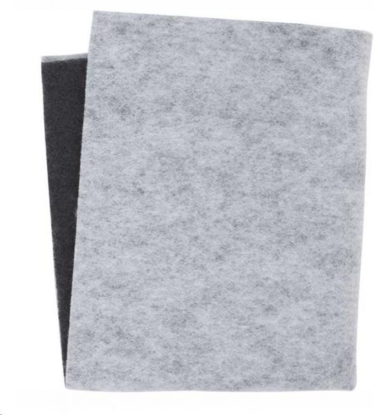 FILTRE FIN DE HOTTE AVEC INDICATEUR  DE SATURATION + COUCHE CHARBON ACTIF 57 X 47CM 1P
