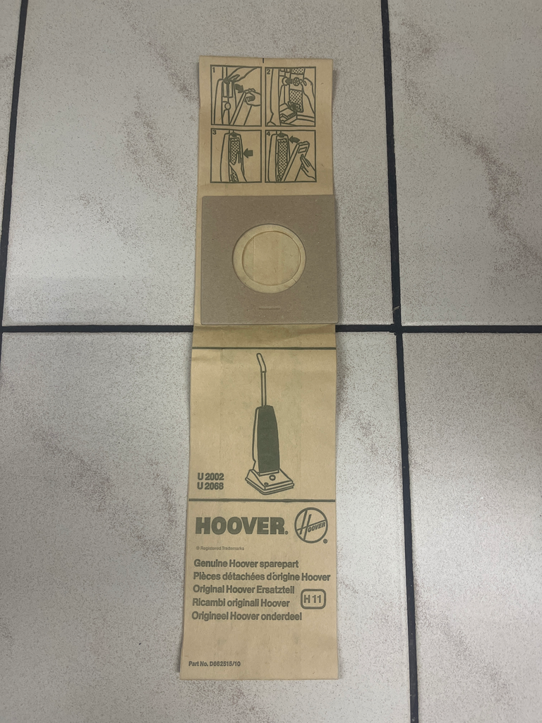 SACS ASPIRATEUR HOOVER U2002 / U2068 - H11/ H12 - 09020710 - Jusqu'à fin de stock