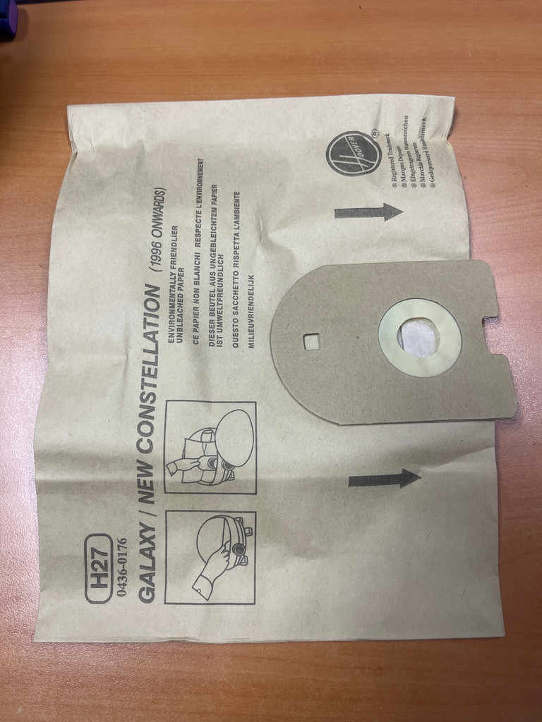 SACS ASPIRATEUR HOOVER  GALAXY- NEW CONSTELLATION - H27 - 09178443