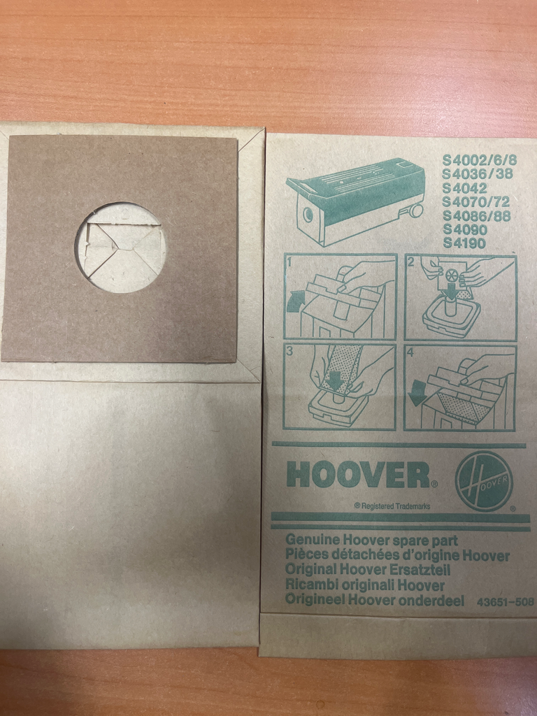 SACS ASPIRATEUR HOOVER - H6 - 09020728 - Jusqu'à fin de stock
