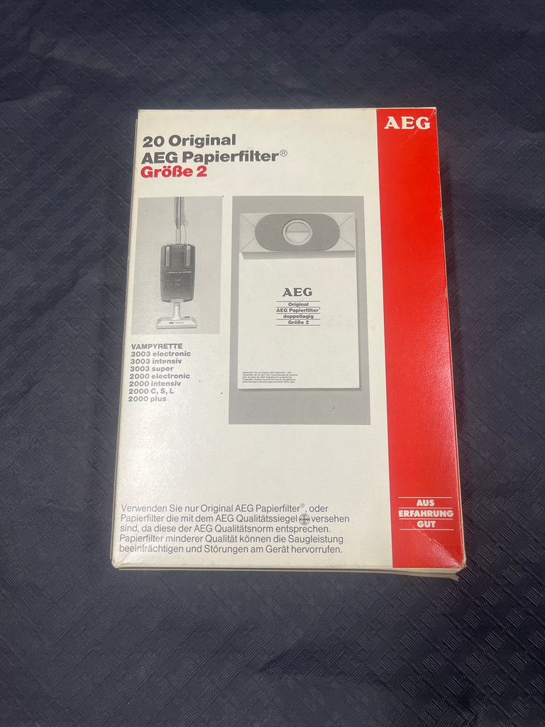 SACS ASPIRATEUR AEG GROBE2 /20P. - VAMPYRETTE 3003 / 2000 - 668901259 - Jusqu'à fin de stock