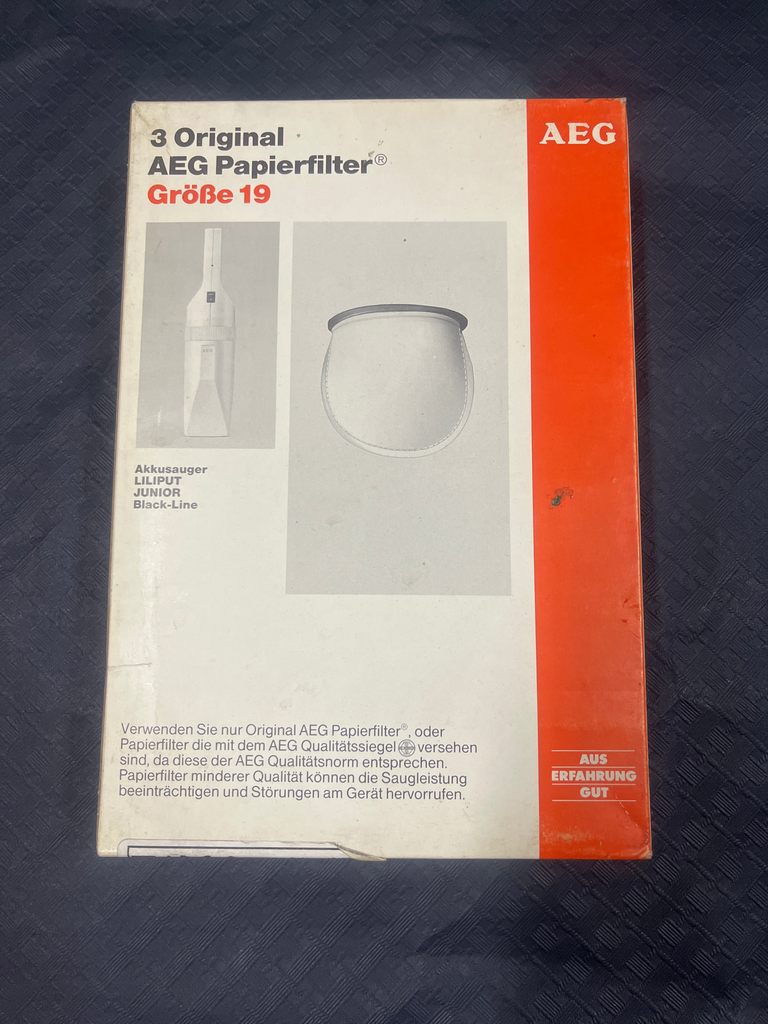 SACS ASPIRATEUR DE TABLE AEG GROBE19 - 6689012566 -LILIPUT / JUNIOR  Jusqu'à fin de stock