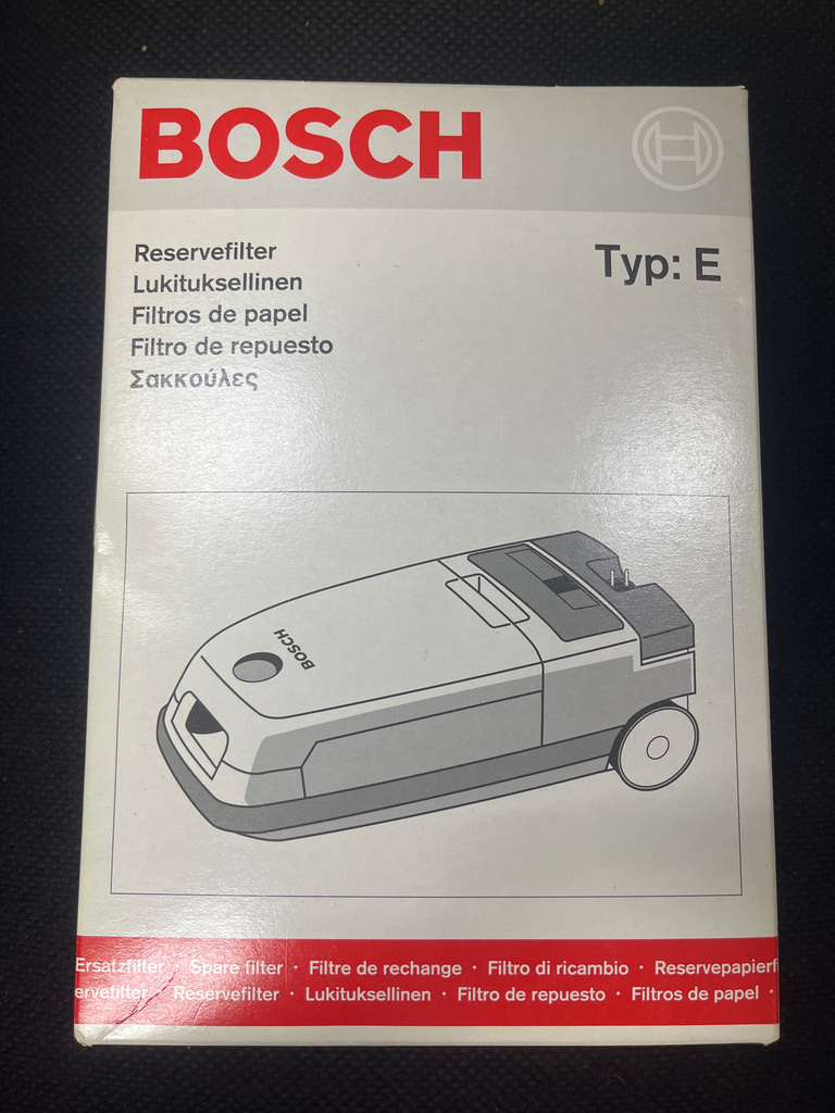 SACS ASPIRATEUR (PAPIER) BOSCH / SIEMENS /7P - 00460404 / 00460421 /  TYPE E - BBZ24AF