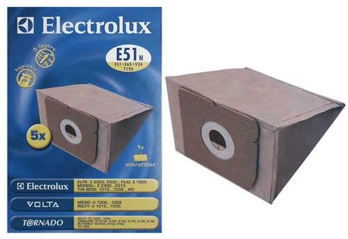 SACS ASPIRATEUR ELECTROLUX XIO / THE BOSS E51N / ES51 - 119138550 / 9002565449