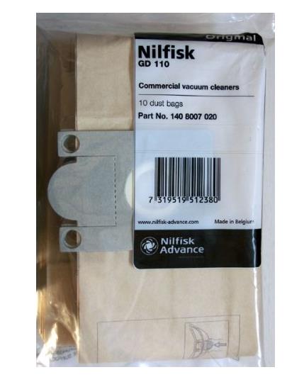 SACS ASPIRATEUR NILFISK GD110  - 1408007020