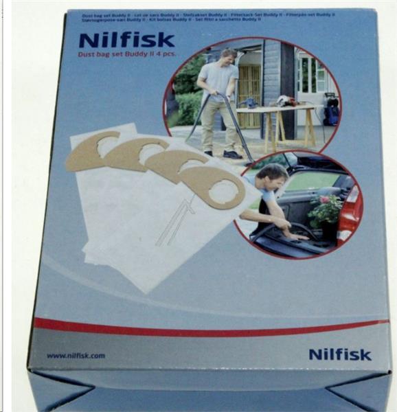 SACS ASPIRATEUR NILFISK / ALTO BUDDY II - 81943048 /4P.