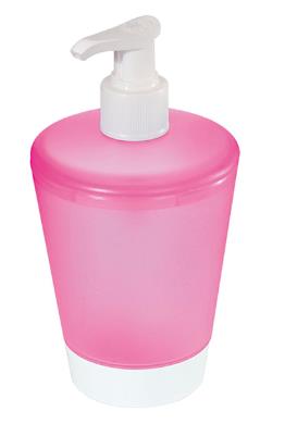 FLACON POMPE DISTRIBUTEUR DE SAVON DIVERS COLORIS