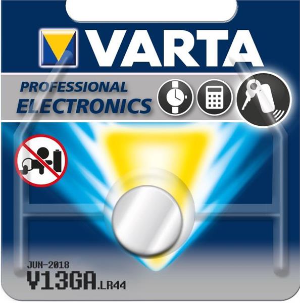 PILE BOUTON 1,5V-125MA  - LR44 - 2/A76 - V13GA