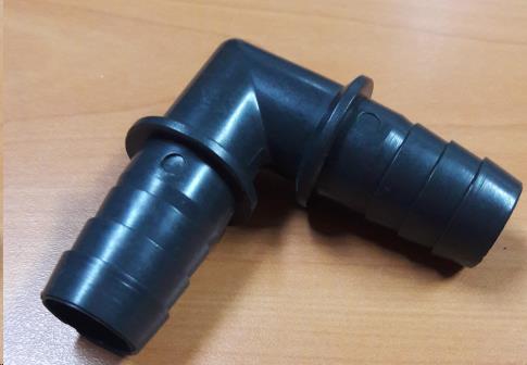 NIPLE COUDEE RACCORD TUYAU D EVACUATION ML / LV  17X24
