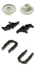 KIT ADAPTATION ROULETTES PANIER LV MIELE - /2p. -  1236401