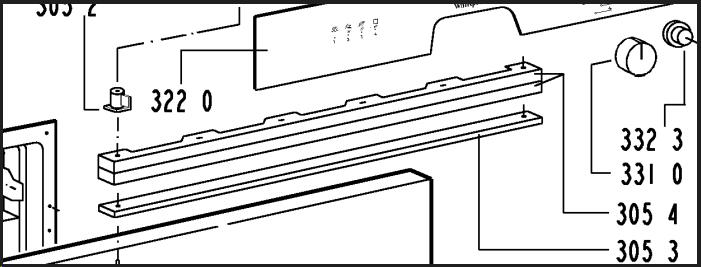 TRAVERSE 5MM NOIRE EPAISSEUR PORTE POUR ENCASTREMENT LV WHIRLPOOL 481244019477 - Jusqu'à fin de stoc
