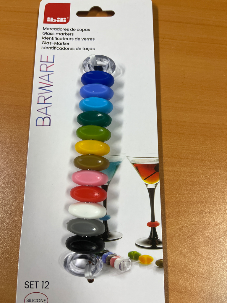 Identificateurs de verre Ibili 695030