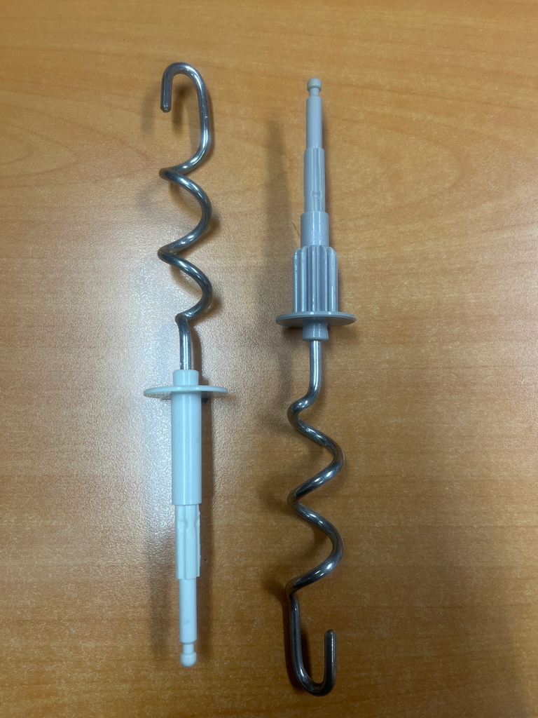 CROCHET PETRISSEUR MIXER MOULINEX EASYMAX COMPACT / MINOR -BM1 / 593 / 765  - 5761639 / A08C02 - Jusqu'à fin de stock