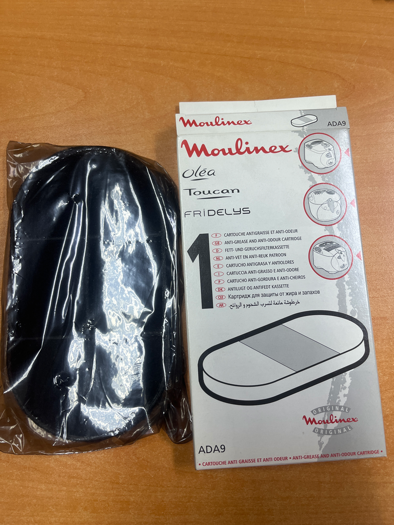 CARTOUCHE FILTRANTE ANTI-ODEUR ET ANTI-GRAISSE FRITEUSE MOULINEX OLEA / TOUCAN / FRIDELYS ADA901 / ADA903 - Jusqu'à fin de stock