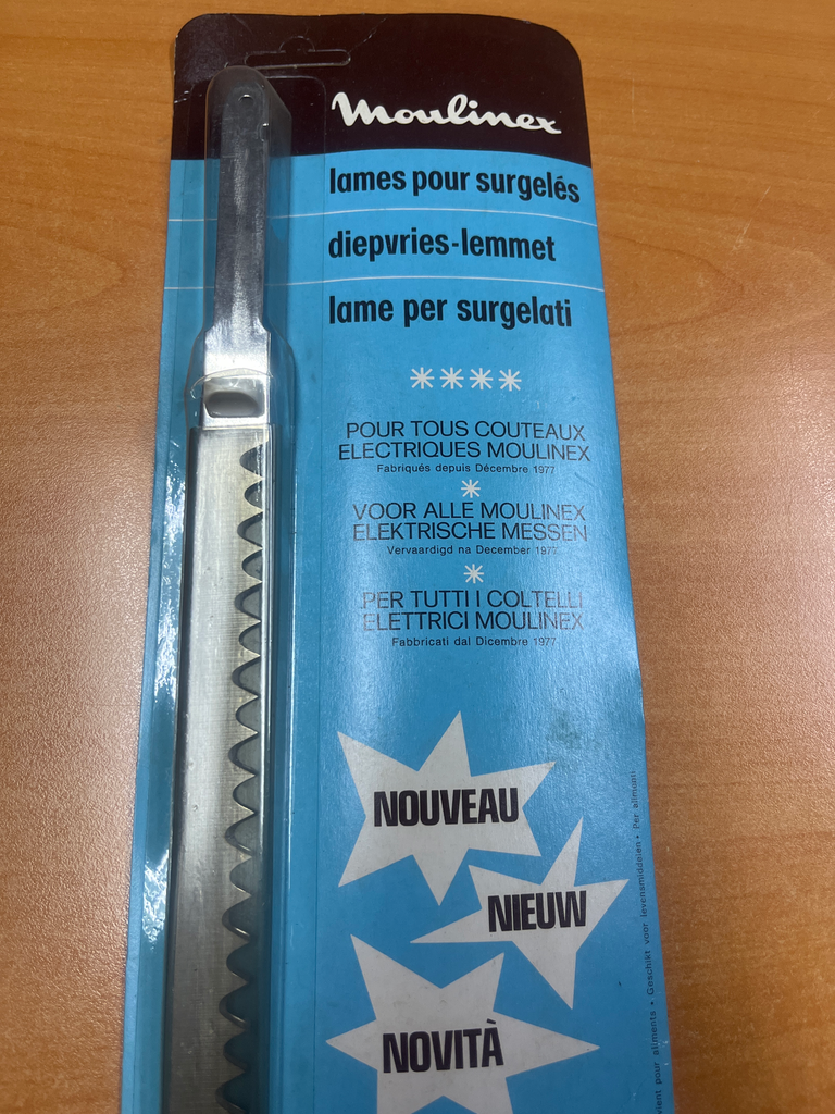 LAMES POUR SURGELES  COUTEAU ELECTRIQUE MOULINEX  657- Jusqu'à fin de stock 